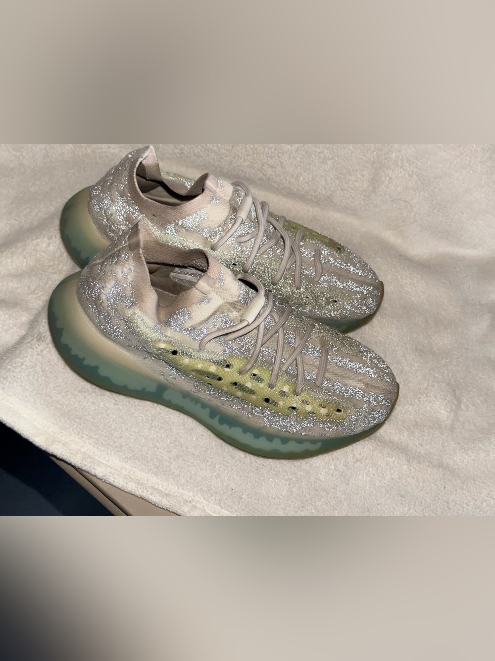 Adidas Yeezy Boost 380 Alien Blue Reflective Sneakers Shoes Men's Size 8.5M - Picture 6 of 10